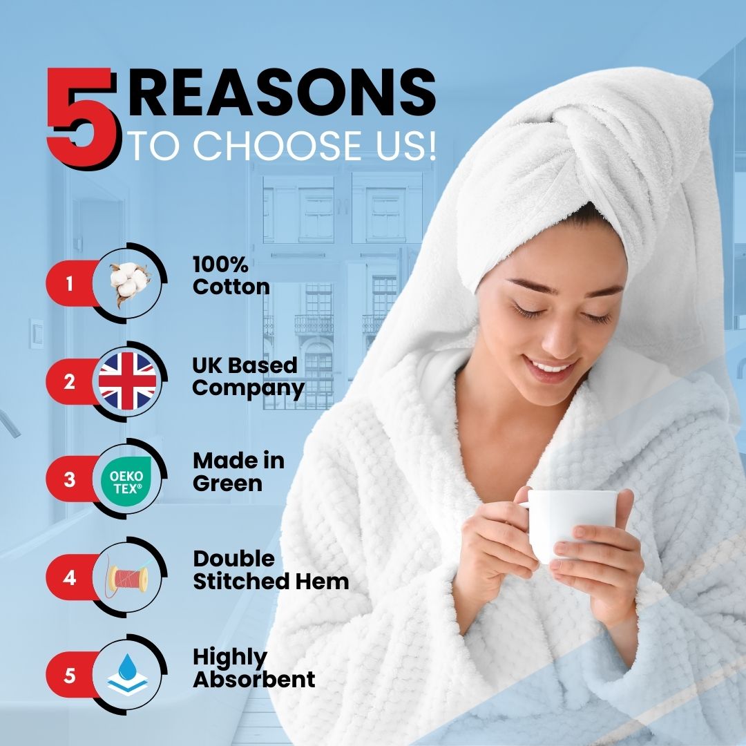 Bath Towels Set of 2 (70x140 cm) – 100% Soft Ring-Spun Cotton, Ultra Soft & Highly Absorbent Towels for Spa, Gym, Hotel & Everyday Bathroom Use - Charming Grey